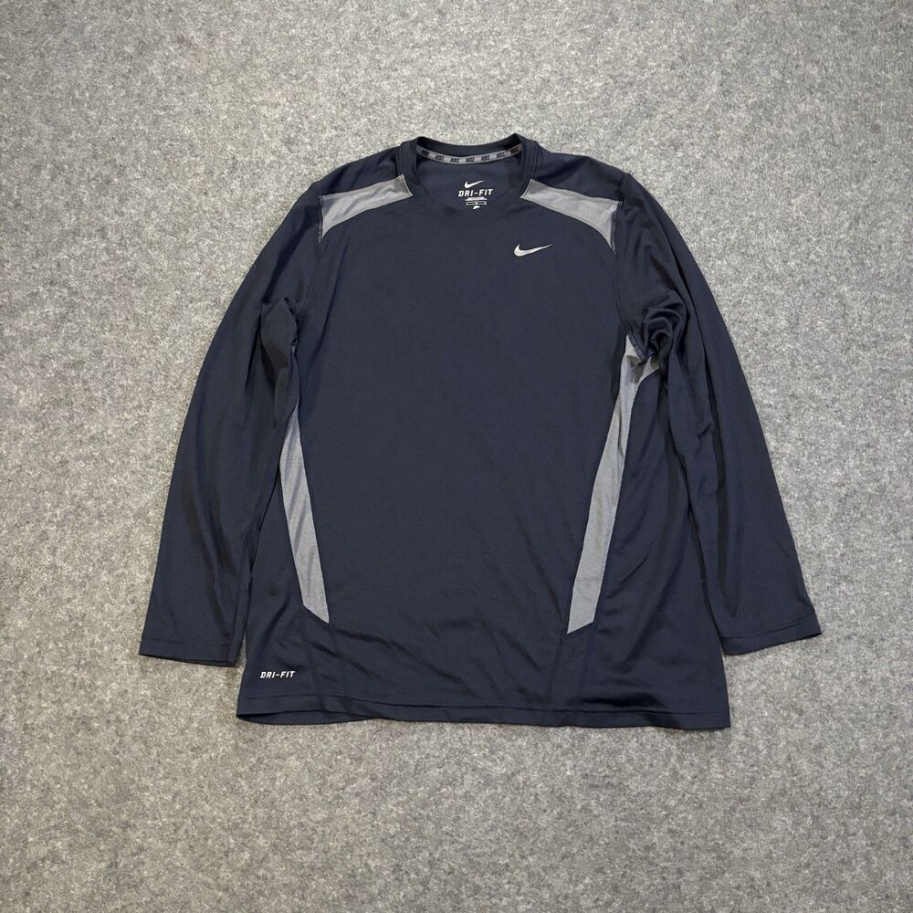 Nike Dri-Fit Training Shirt Men’s Sz. L Athletic Long Sleeve Lightweight